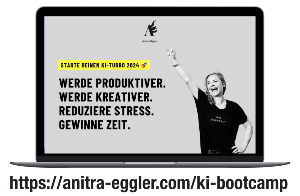 200 Euro Bonus für das KI-Bootcamp von Anitra Eggler